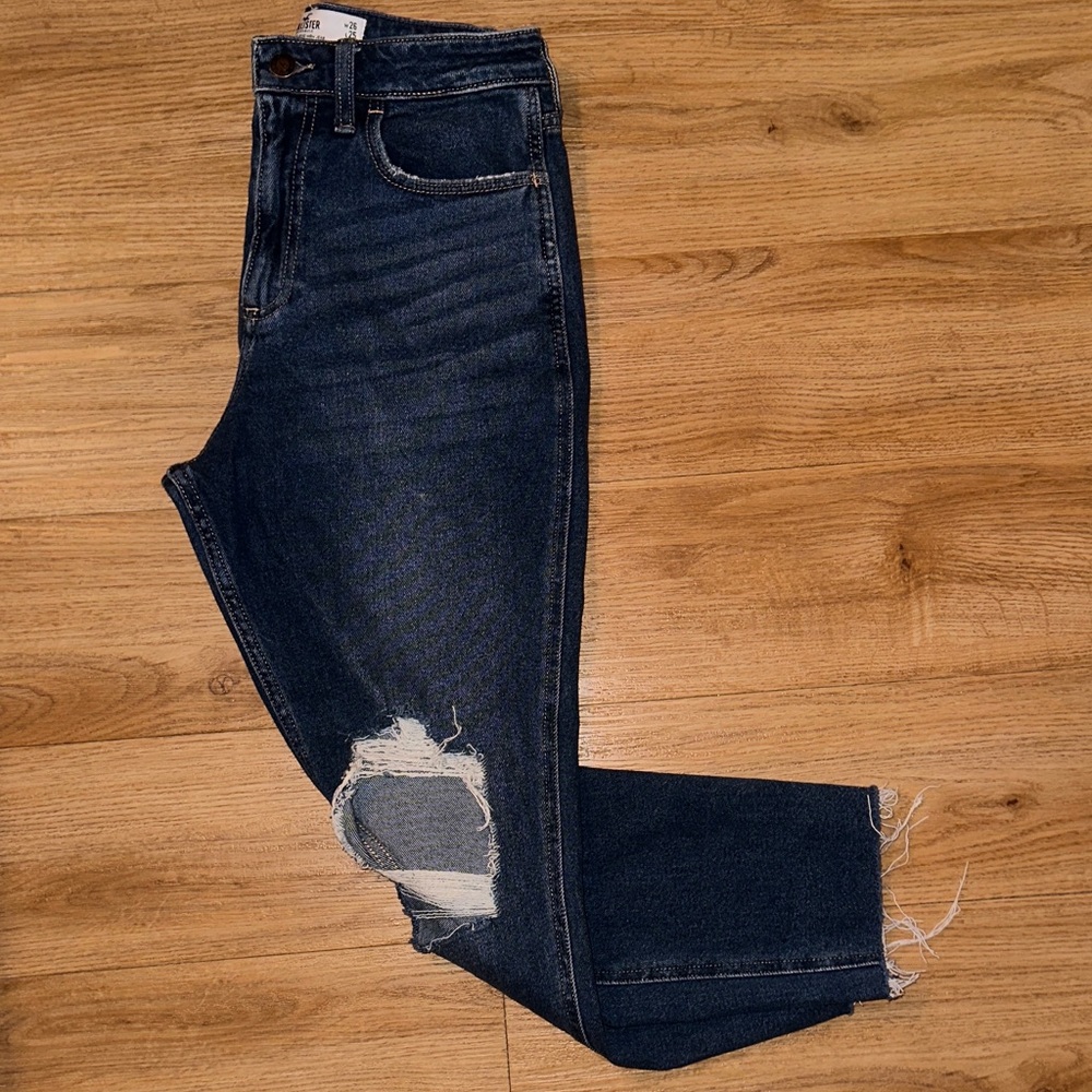 Hollister Men's Dark Blue Skinny Jeans